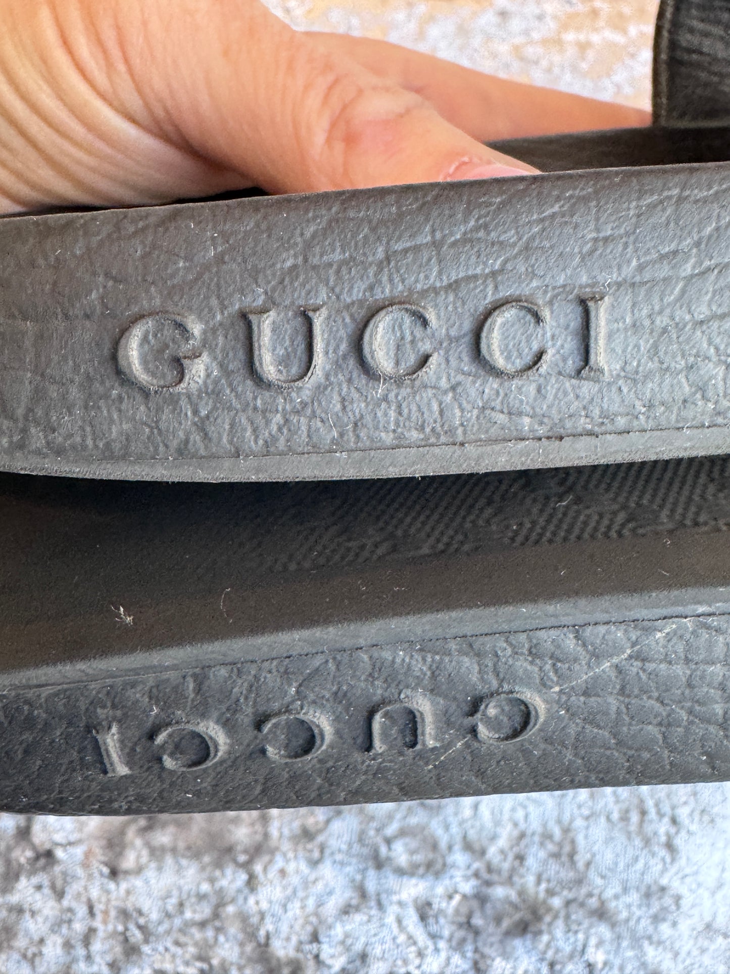 GUCCI Supreme Canvas Blooms Womens Slides 38EU