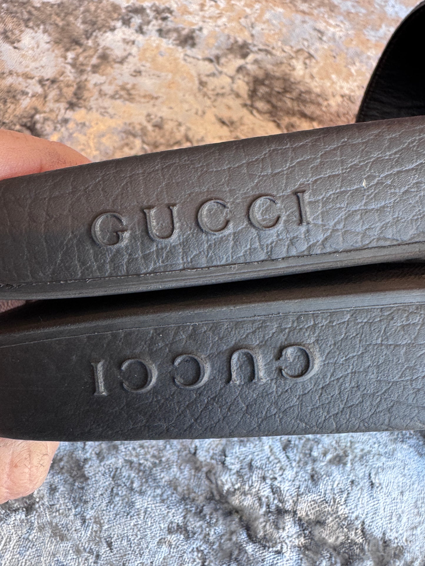 GUCCI Supreme Canvas Blooms Women's Slides 40EU