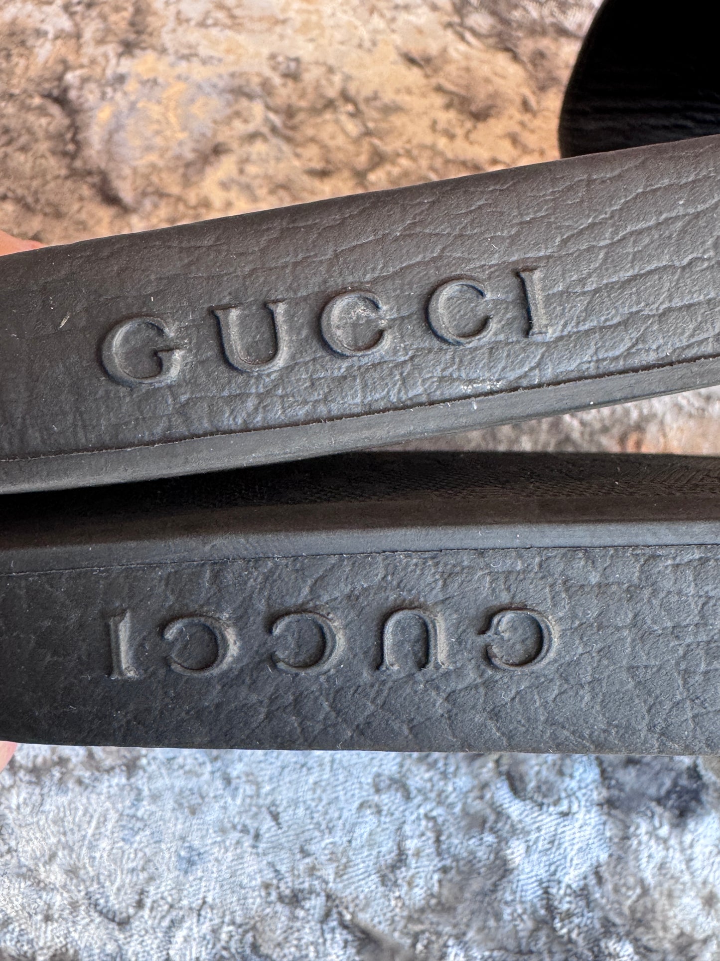 GUCCI Supreme Canvas Blooms Womens Slides 38EU