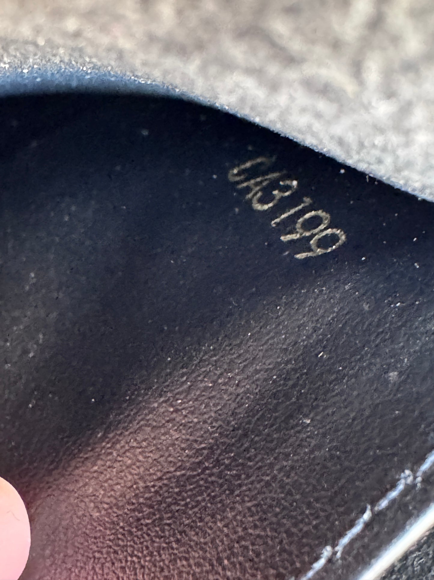 Louis Vuitton Vavin Chain Wallet Damier Ebene Black Crossbody