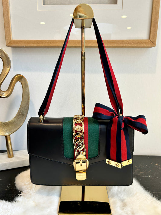 GUCCI Sylvie Small Bag Black