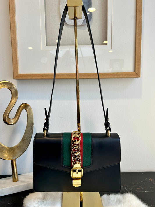 GUCCI Sylvie Small Bag Black