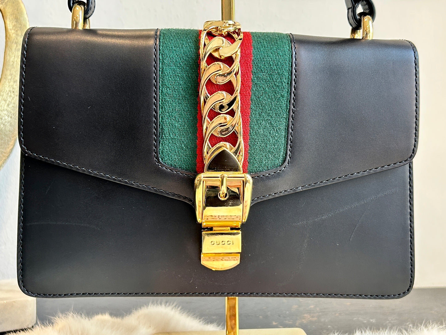 GUCCI Sylvie Small Bag Black