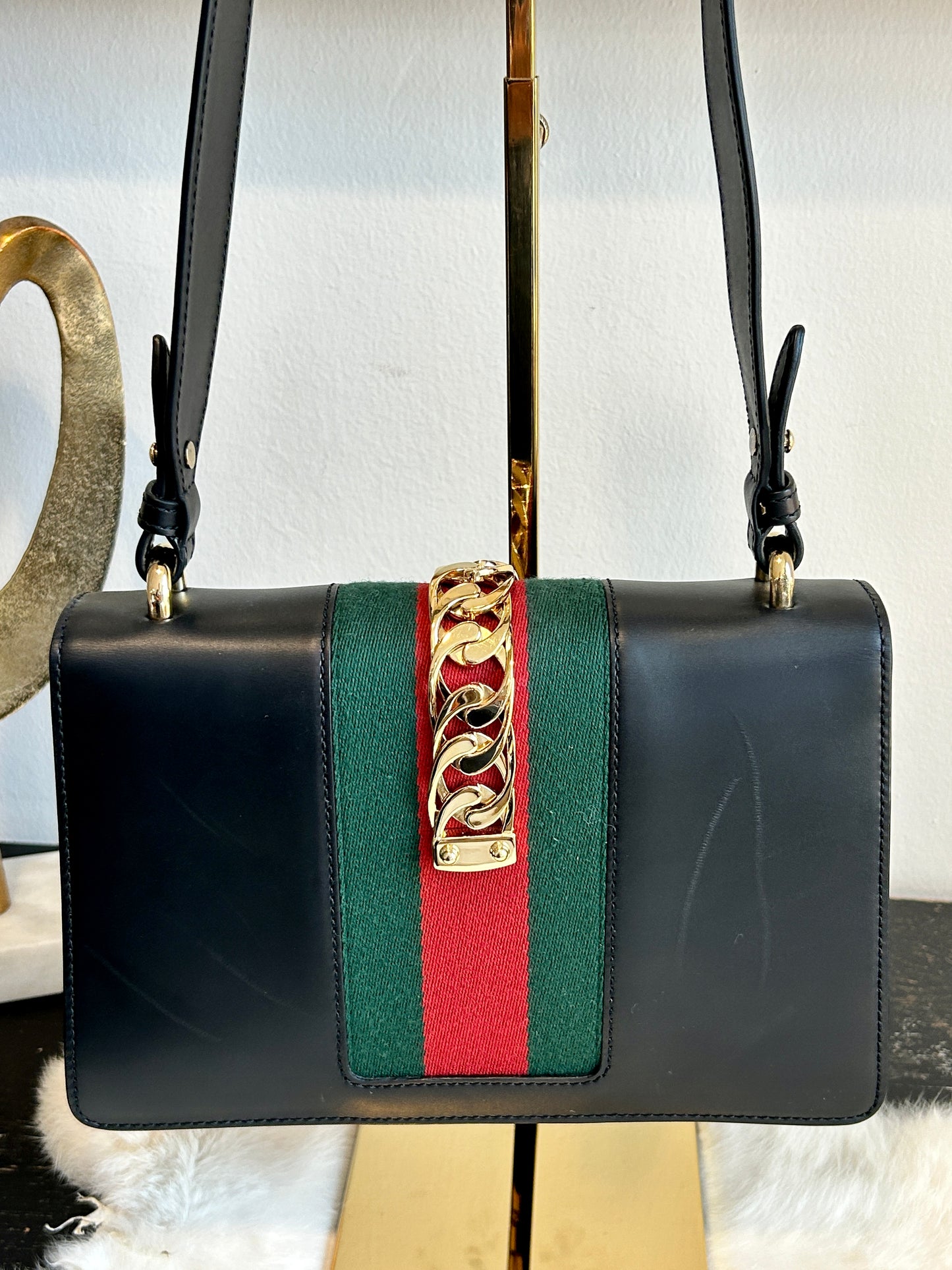 GUCCI Sylvie Small Bag Black