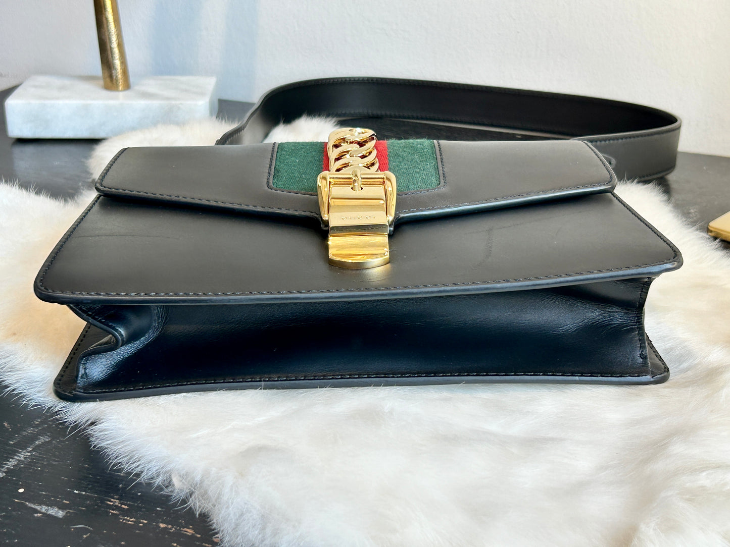 GUCCI Sylvie Small Bag Black