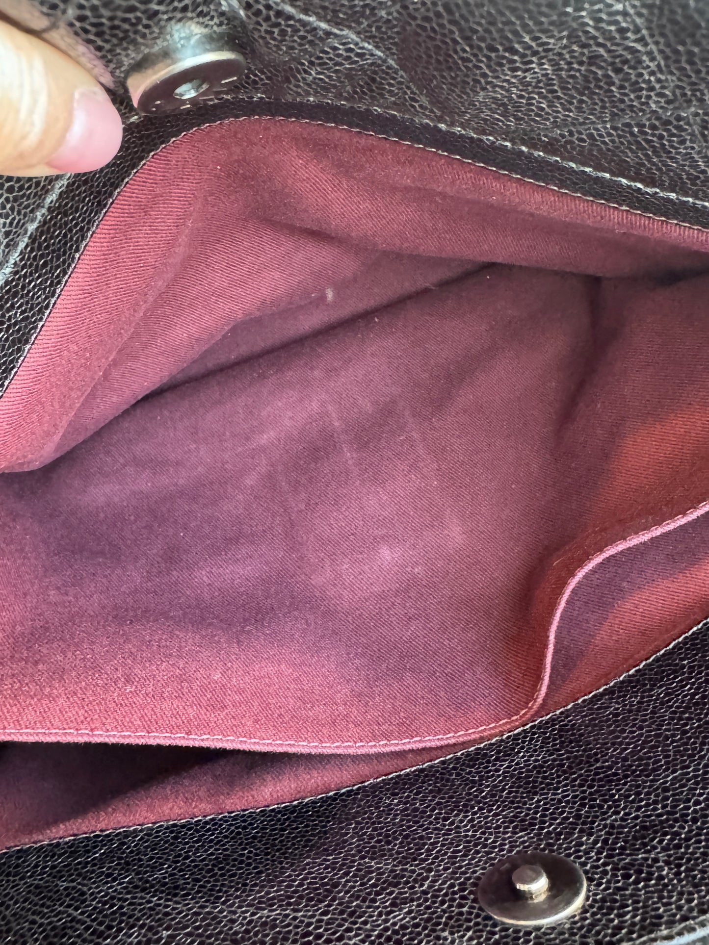 Chanel Crave Quilted Glazed Caviar Tote