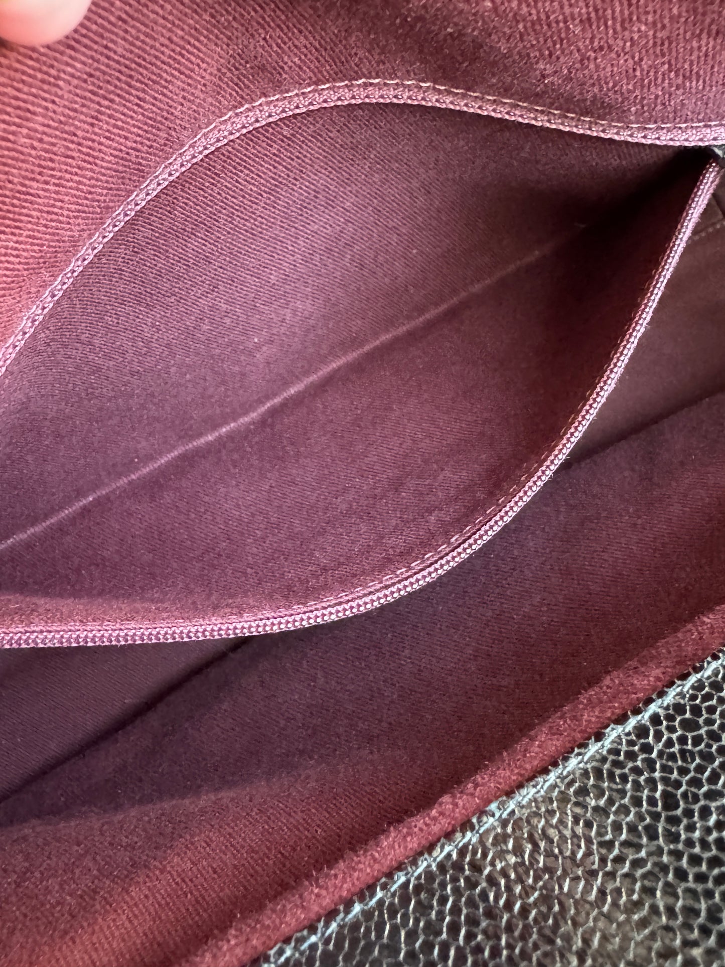 Chanel Crave Quilted Glazed Caviar Tote