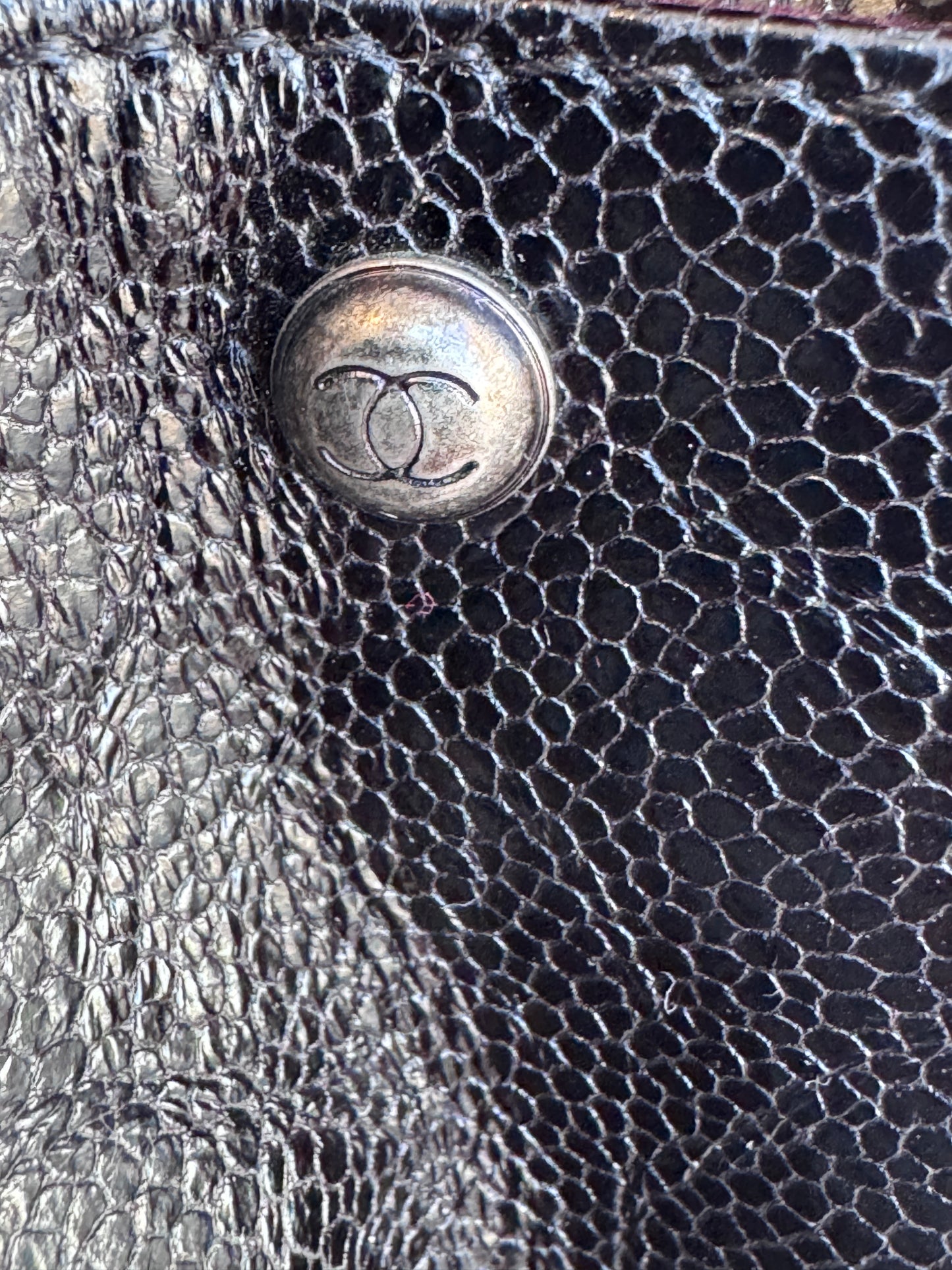 Chanel Crave Quilted Glazed Caviar Tote