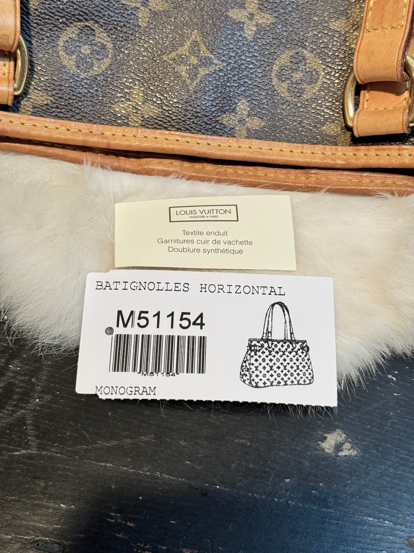 Louis Vuitton Monogram Batignolles Horizontal MM