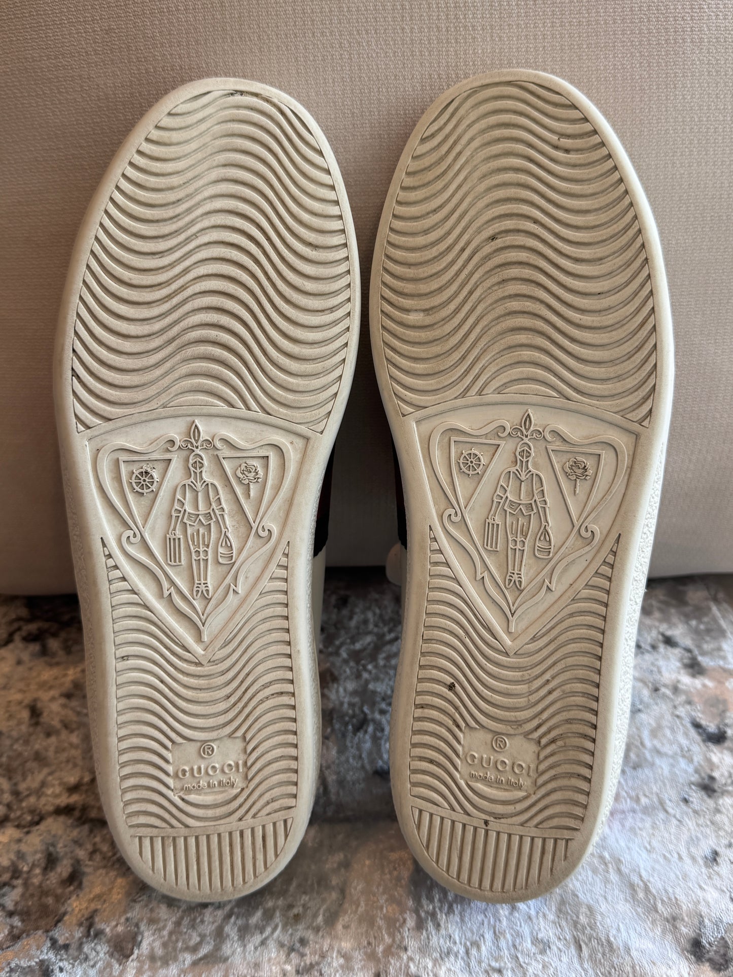 GUCCI Ace Sword Hearts Women's Sneakers 38EU