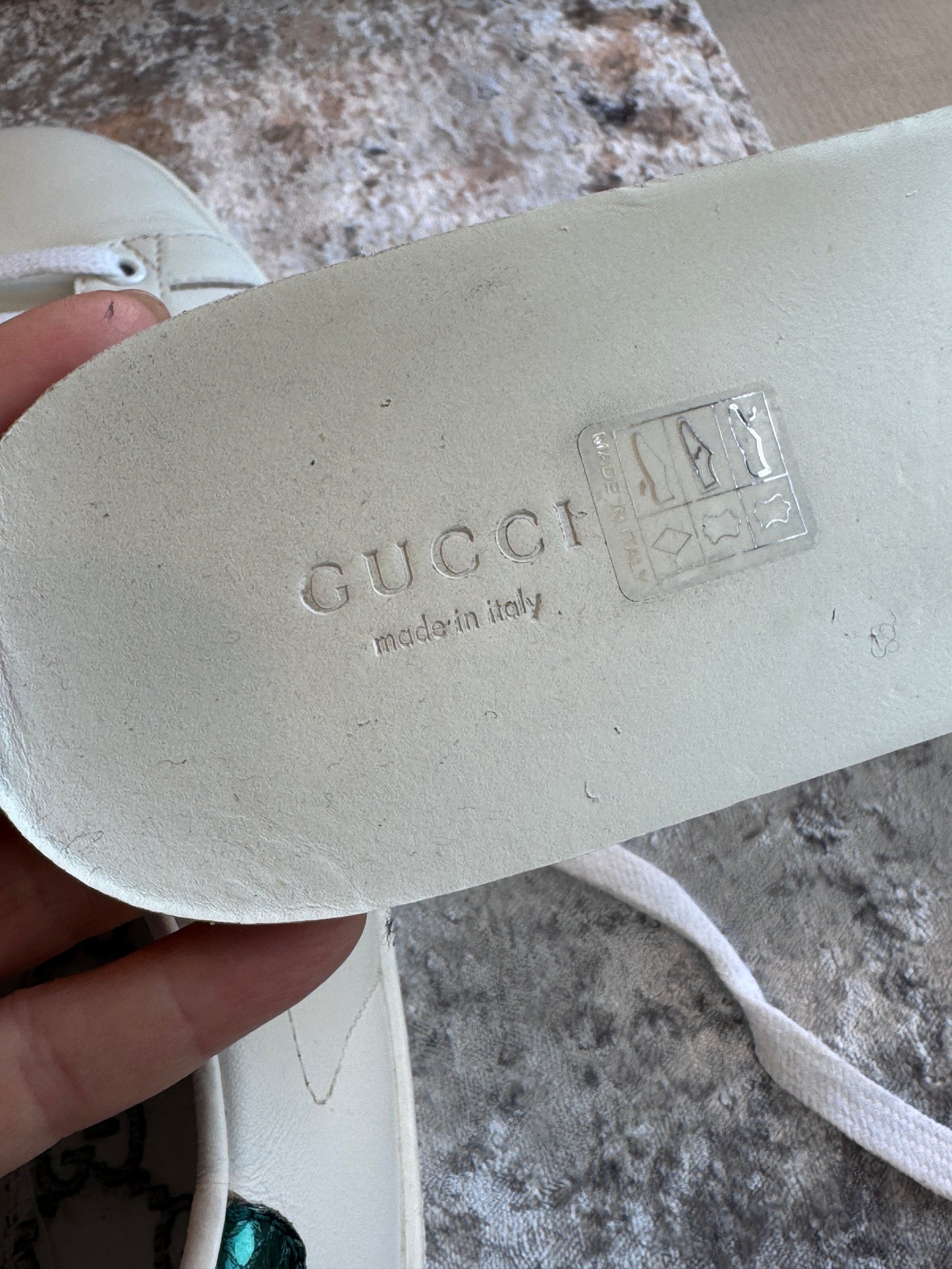 GUCCI Ace Sword Hearts Women's Sneakers 38EU