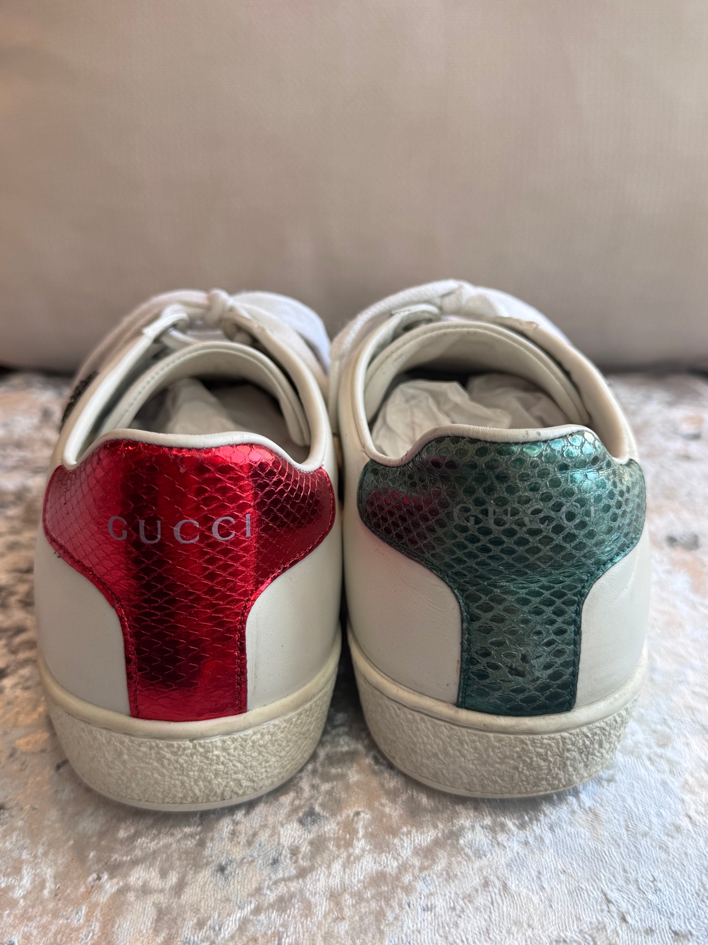 Gucci Ace Safety Pins Women's Sneakers Size 37.5EU