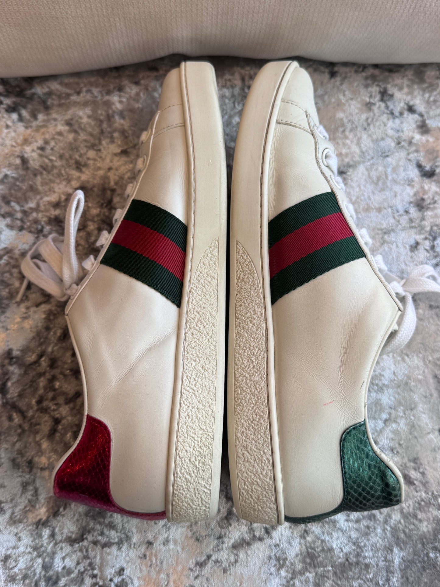 Gucci Ace Safety Pins Women's Sneakers Size 37.5EU