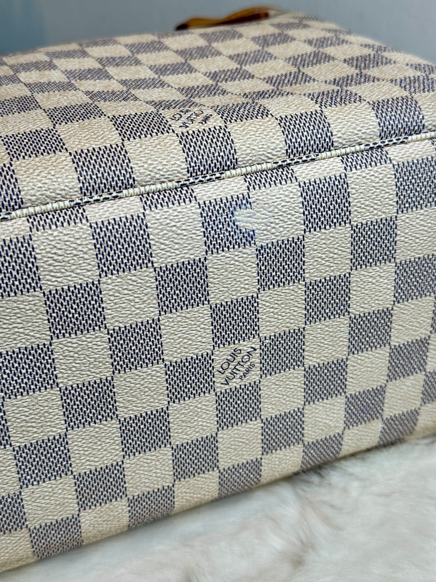 Authentic Louis Vuitton Neverfull PM Damier Azur