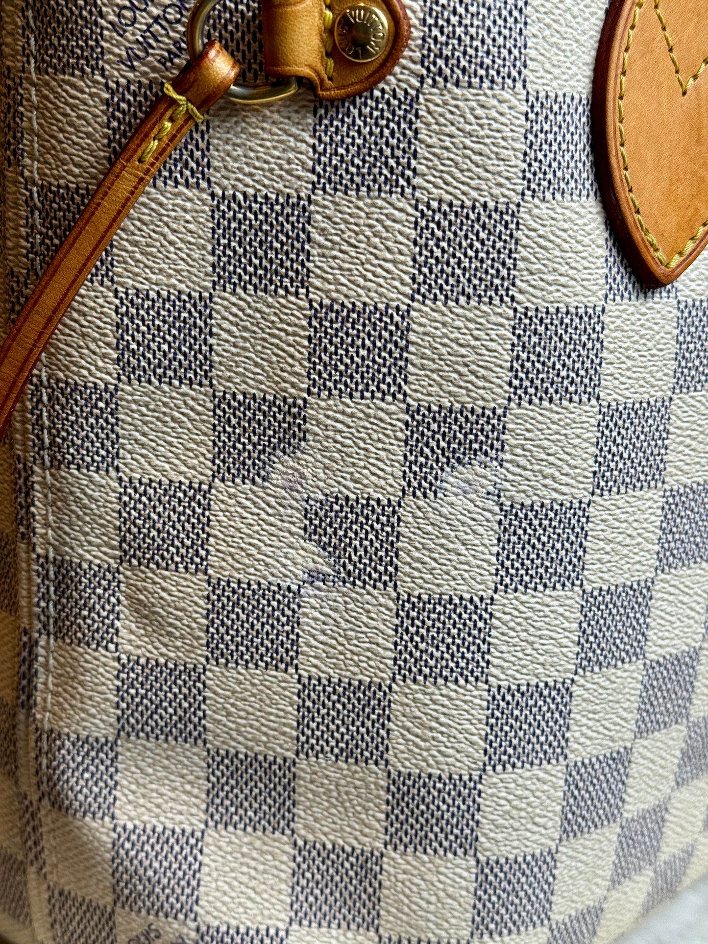 Authentic Louis Vuitton Neverfull PM Damier Azur