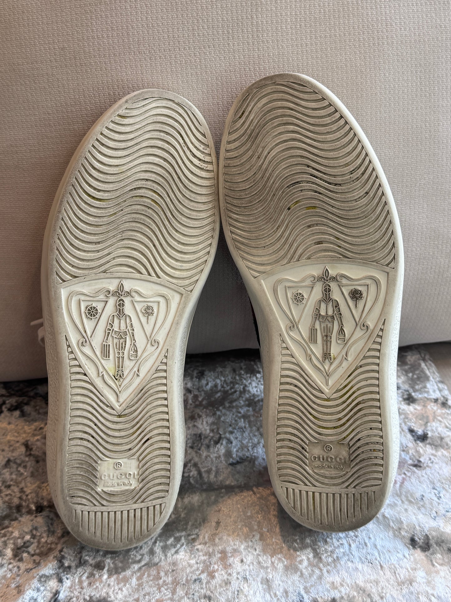GUCCI White Ace Bees Men's Sneakers 6.5EU (Women's 39.5EU)