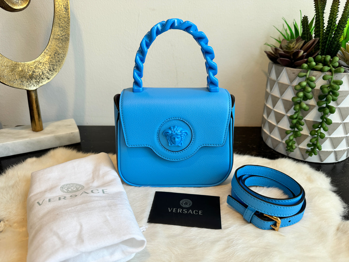 Versace Mini La Medusa Top Handle Micro