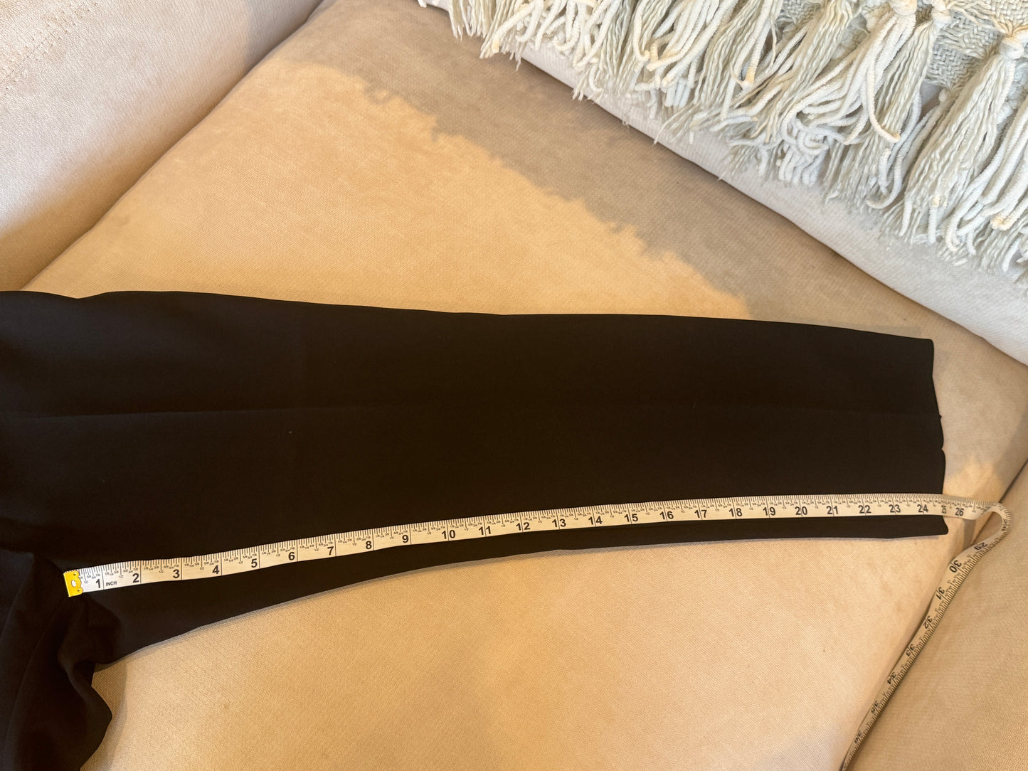 Chanel Uniform Black Crop Trouser