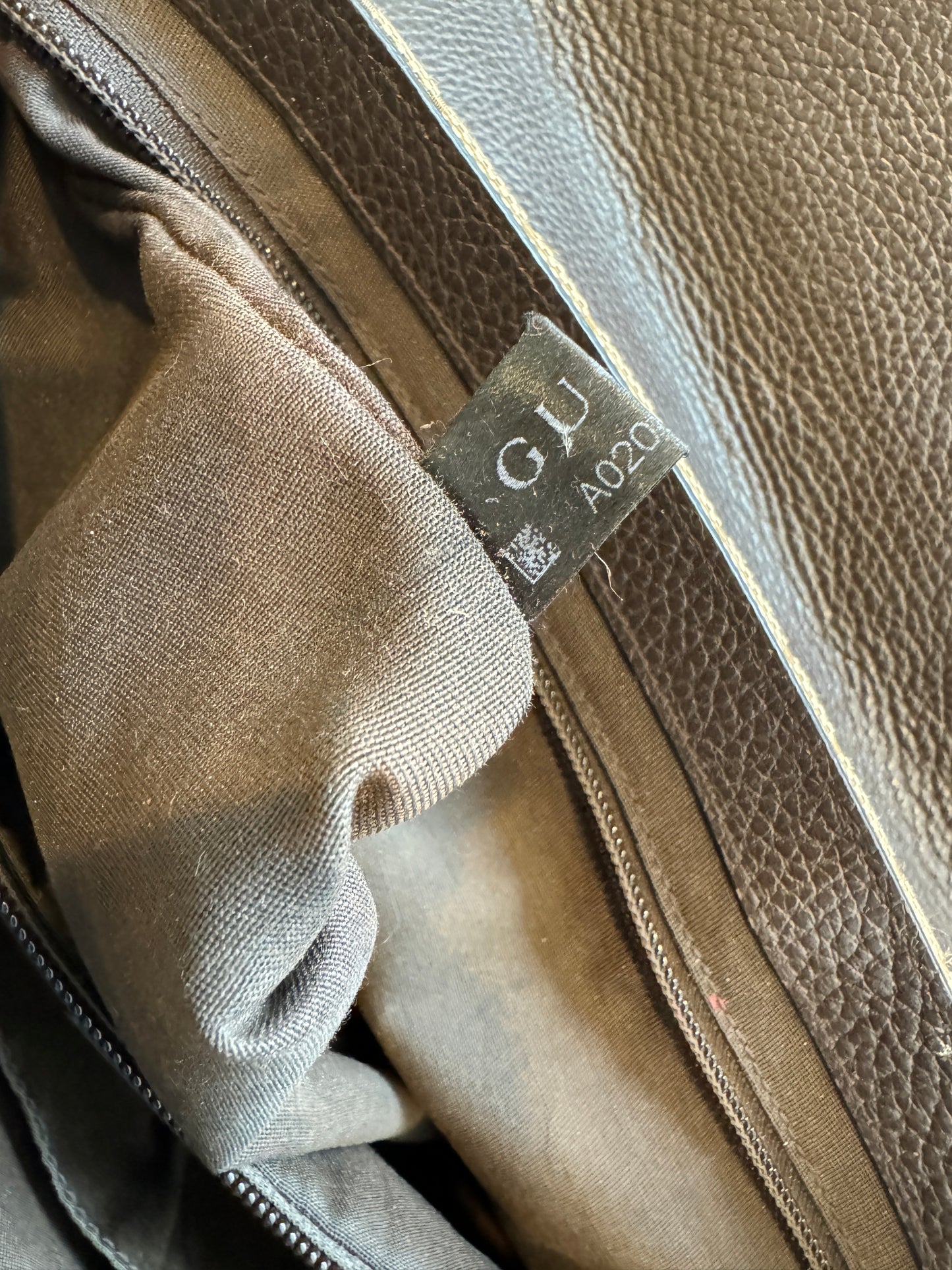 GUCCI Canvas Large Messenger Brown Bag