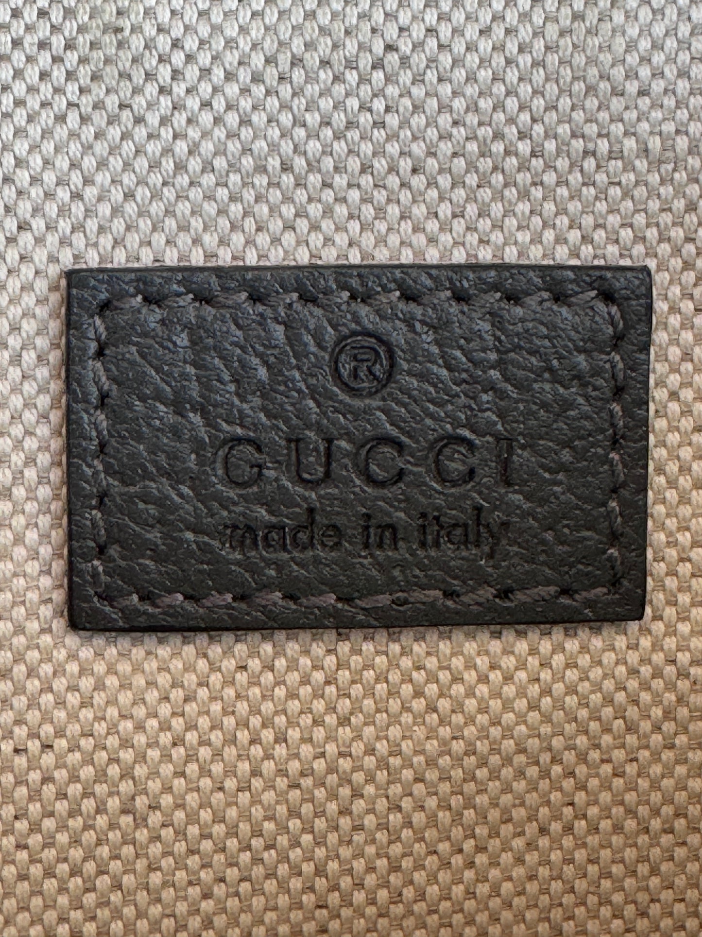 GUCCI Grey Ophidia GG Supreme Belt Waist Bumbag