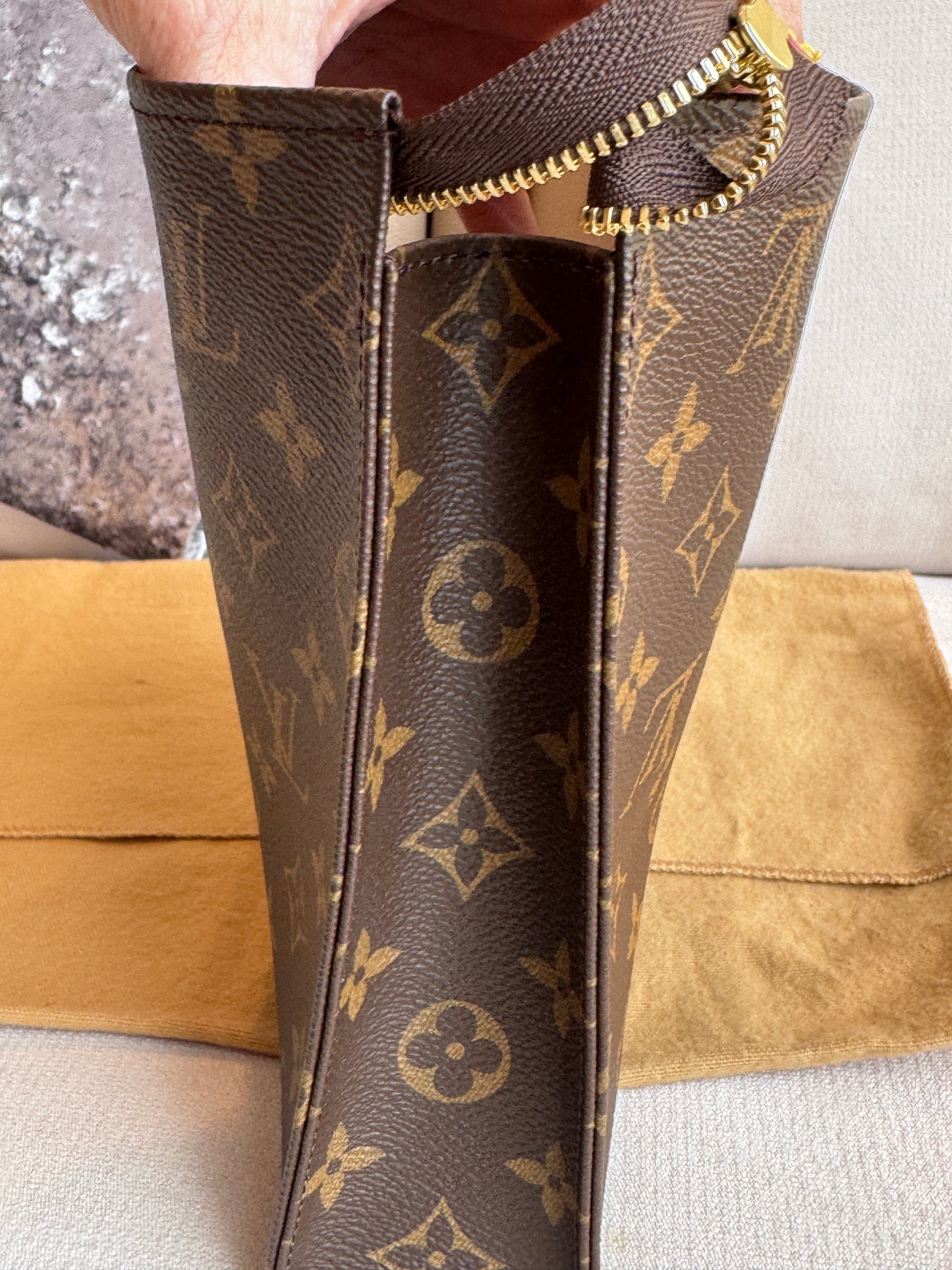RARE!! Louis Vuitton Exclusive Monogram Poche Toilette 26 GM