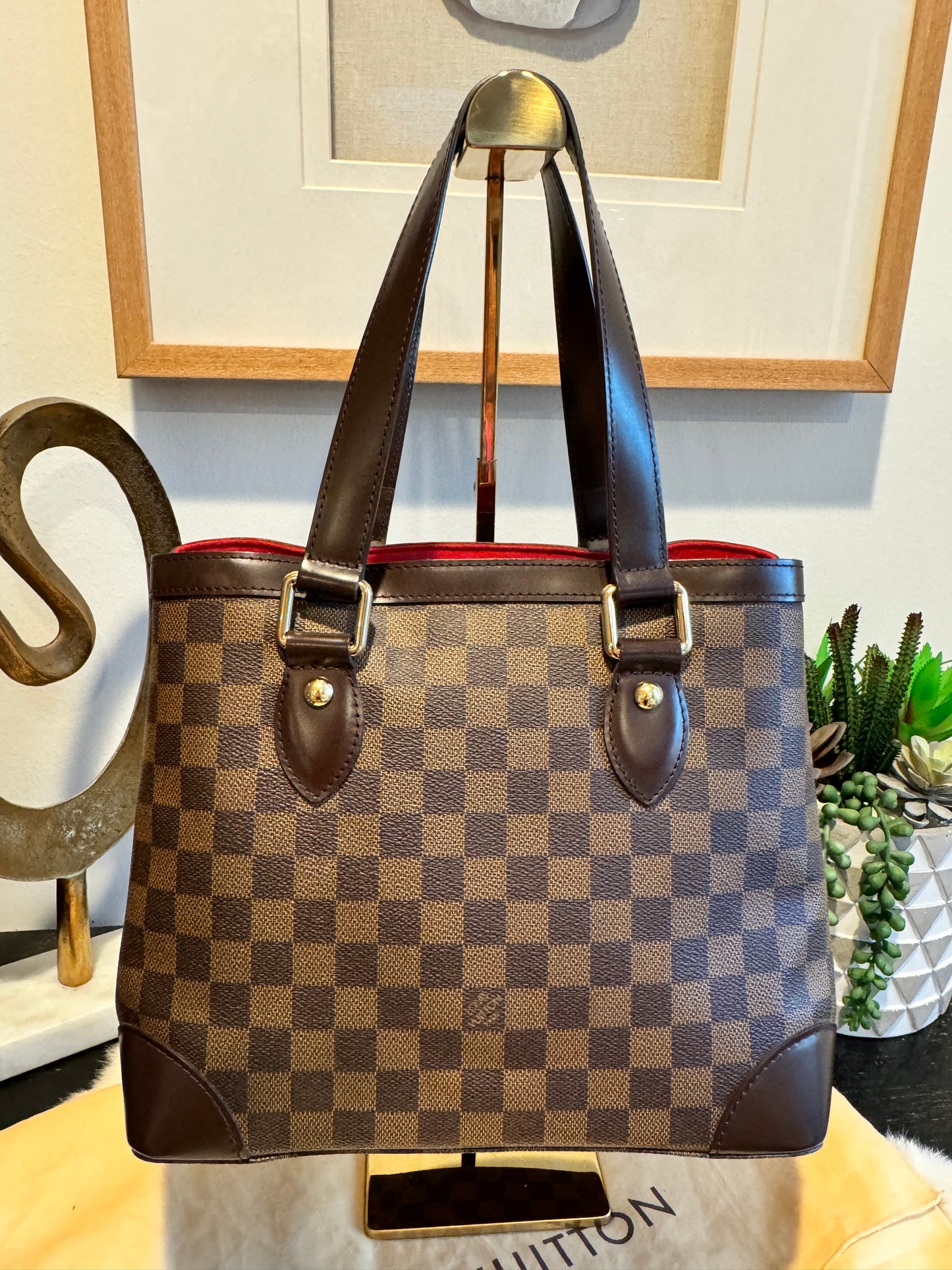 Louis Vuitton Damier Ebene Hampstead PM Tote