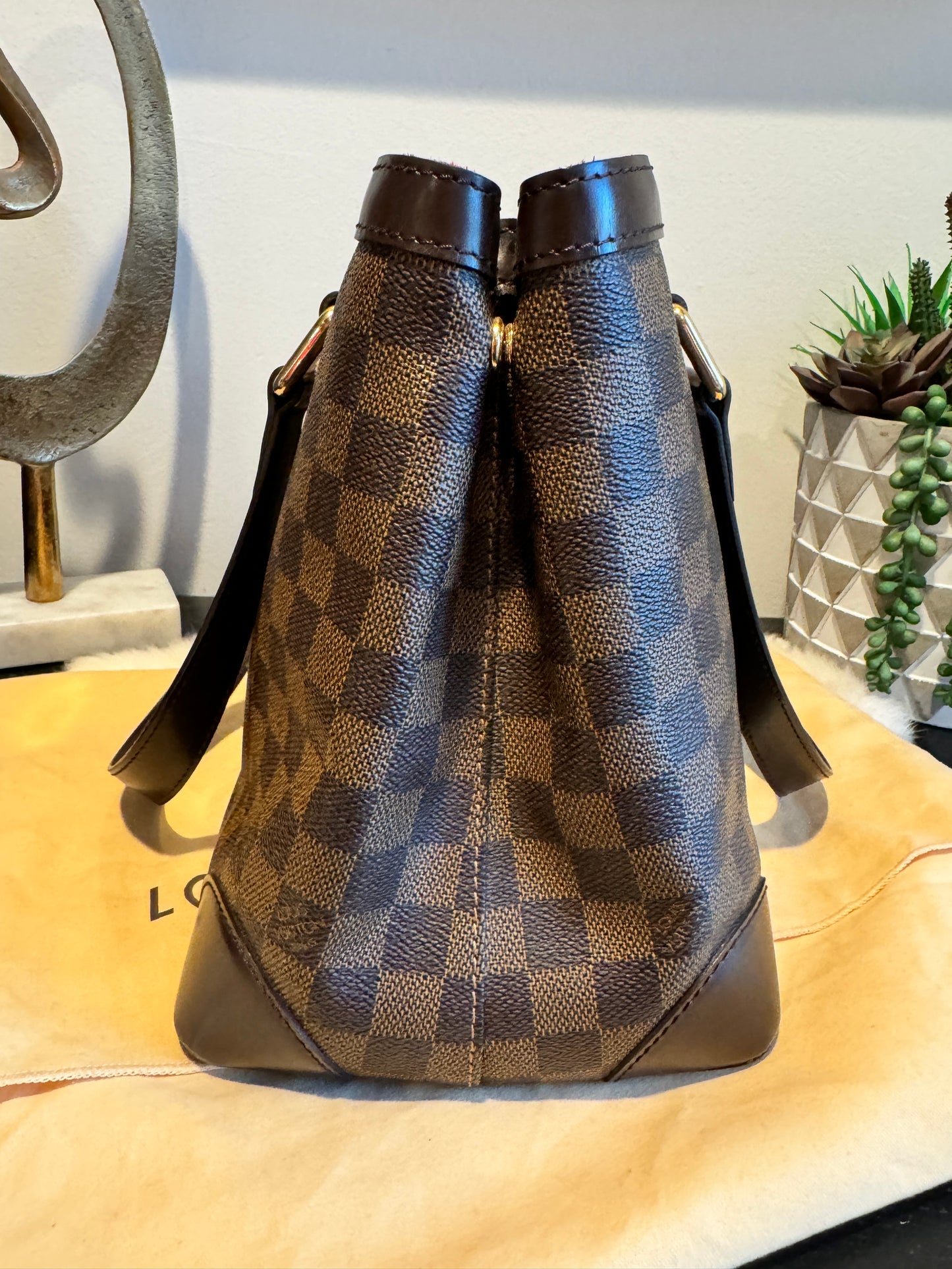 Louis Vuitton Damier Ebene Hampstead PM Tote