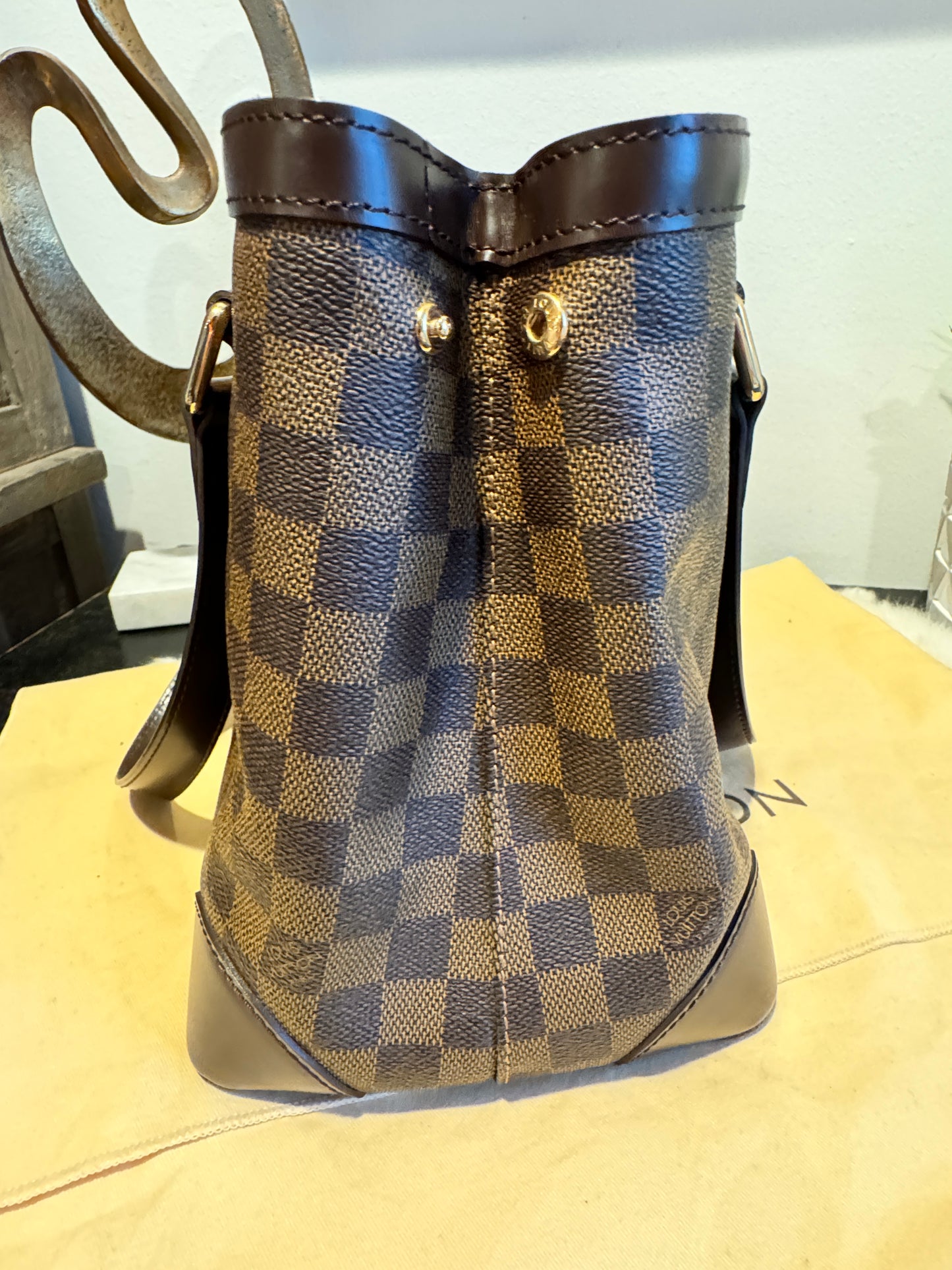 Louis Vuitton Damier Ebene Hampstead PM Tote