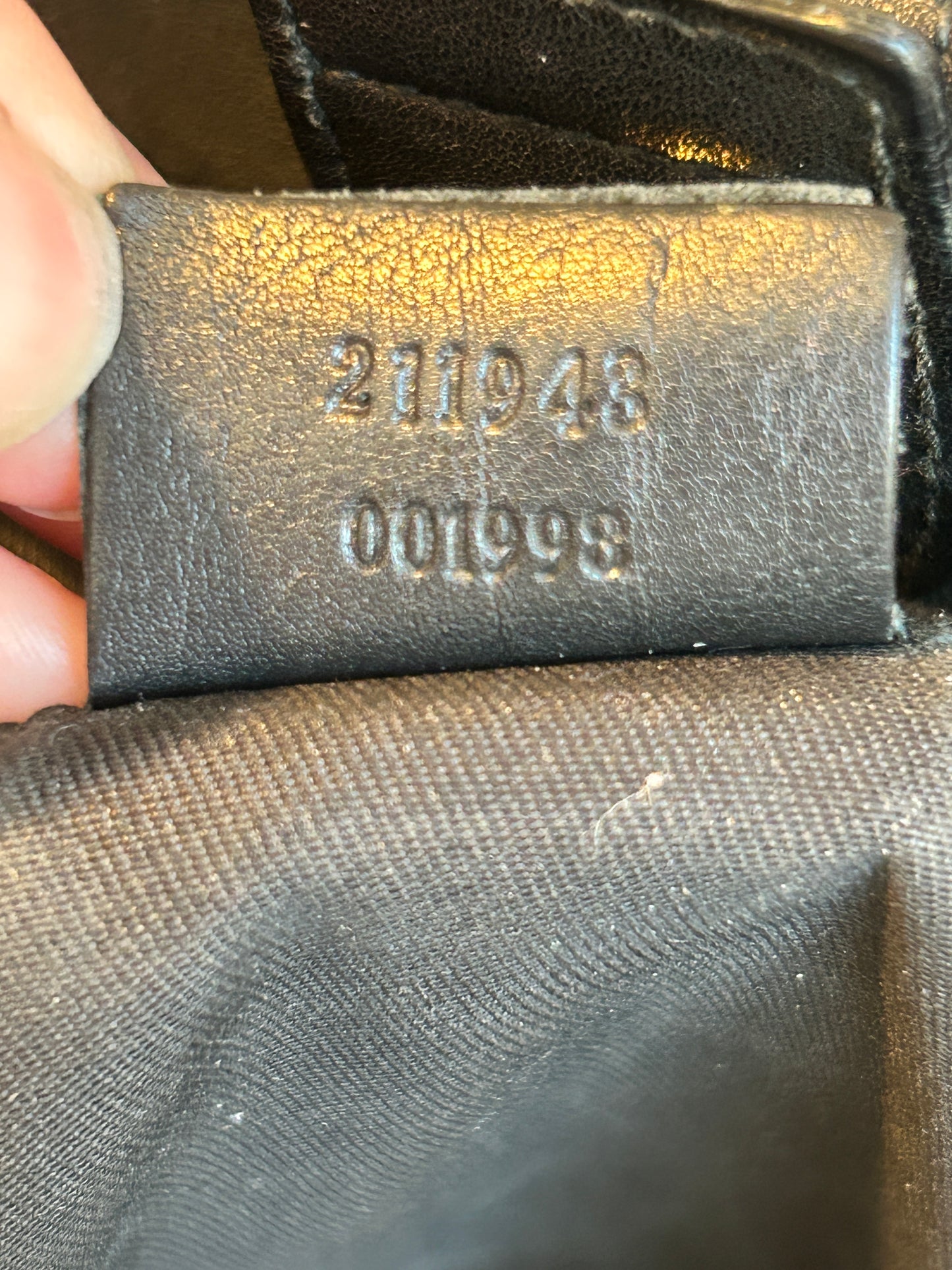 GUCCI Sukey Large GG Canvas Tote Bag Black