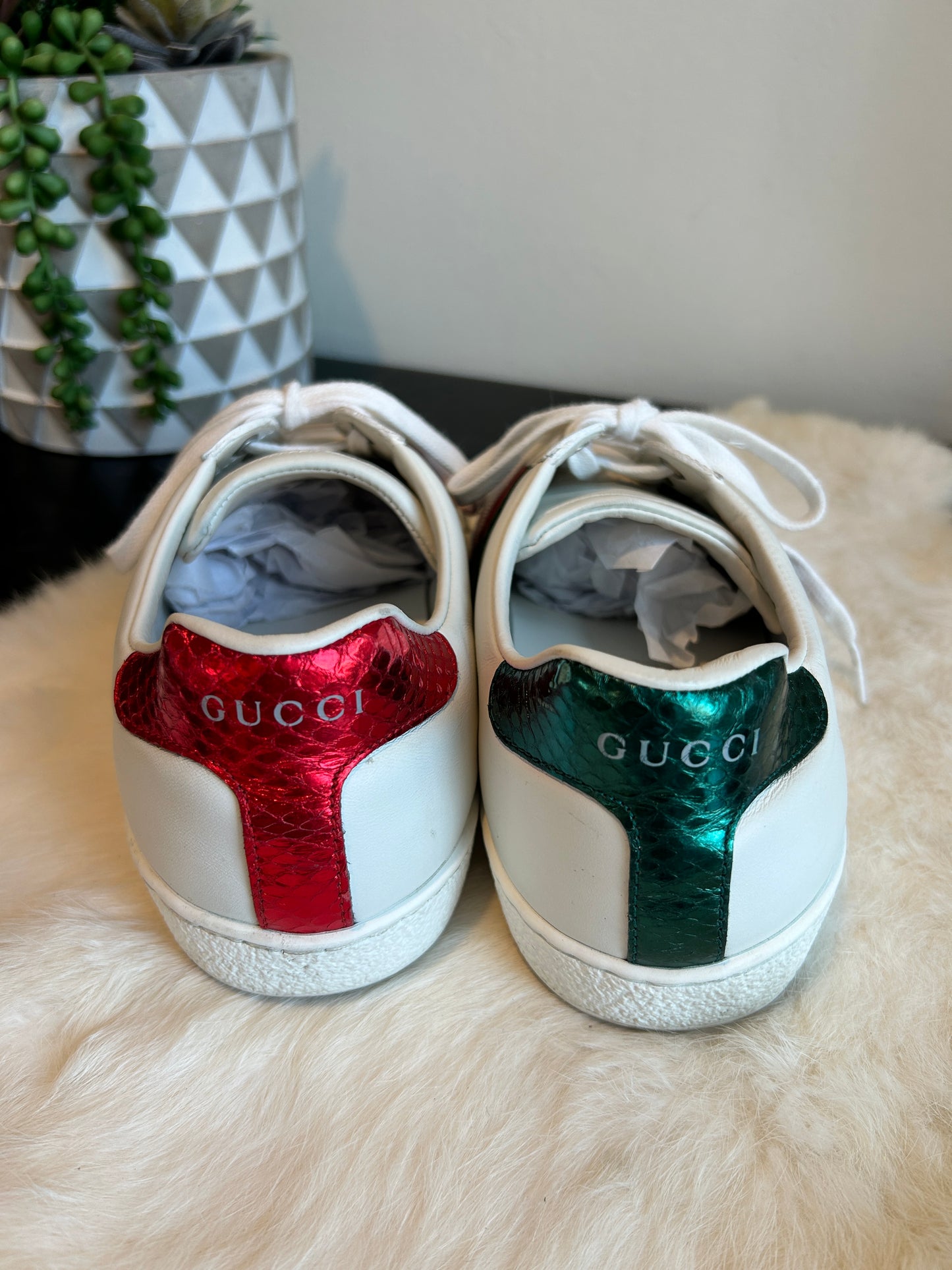 GUCCI Ace Kingsnake Sneakers Mens 6EU (39EU)