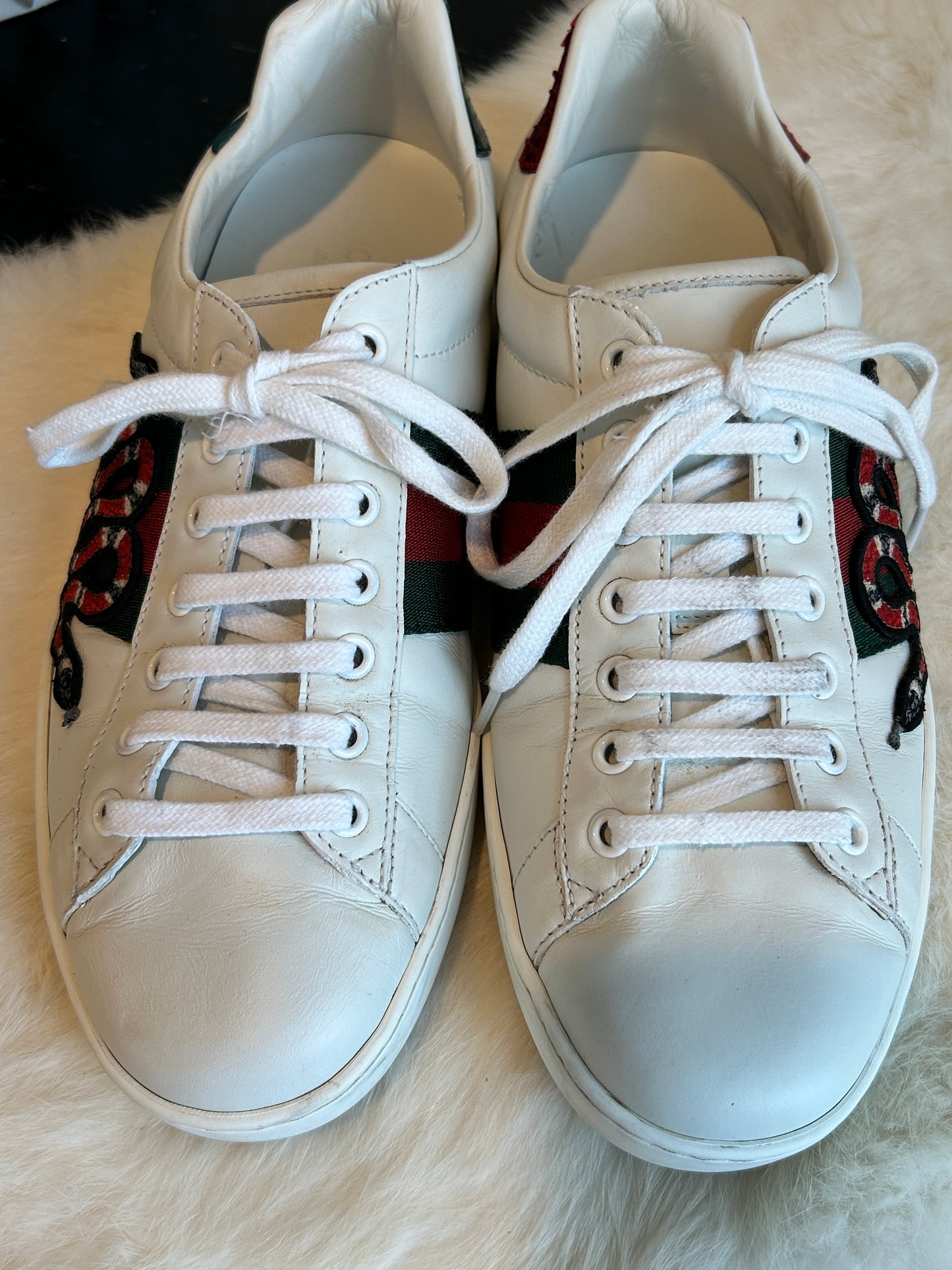 GUCCI Ace Kingsnake Sneakers Mens 6EU (39EU)