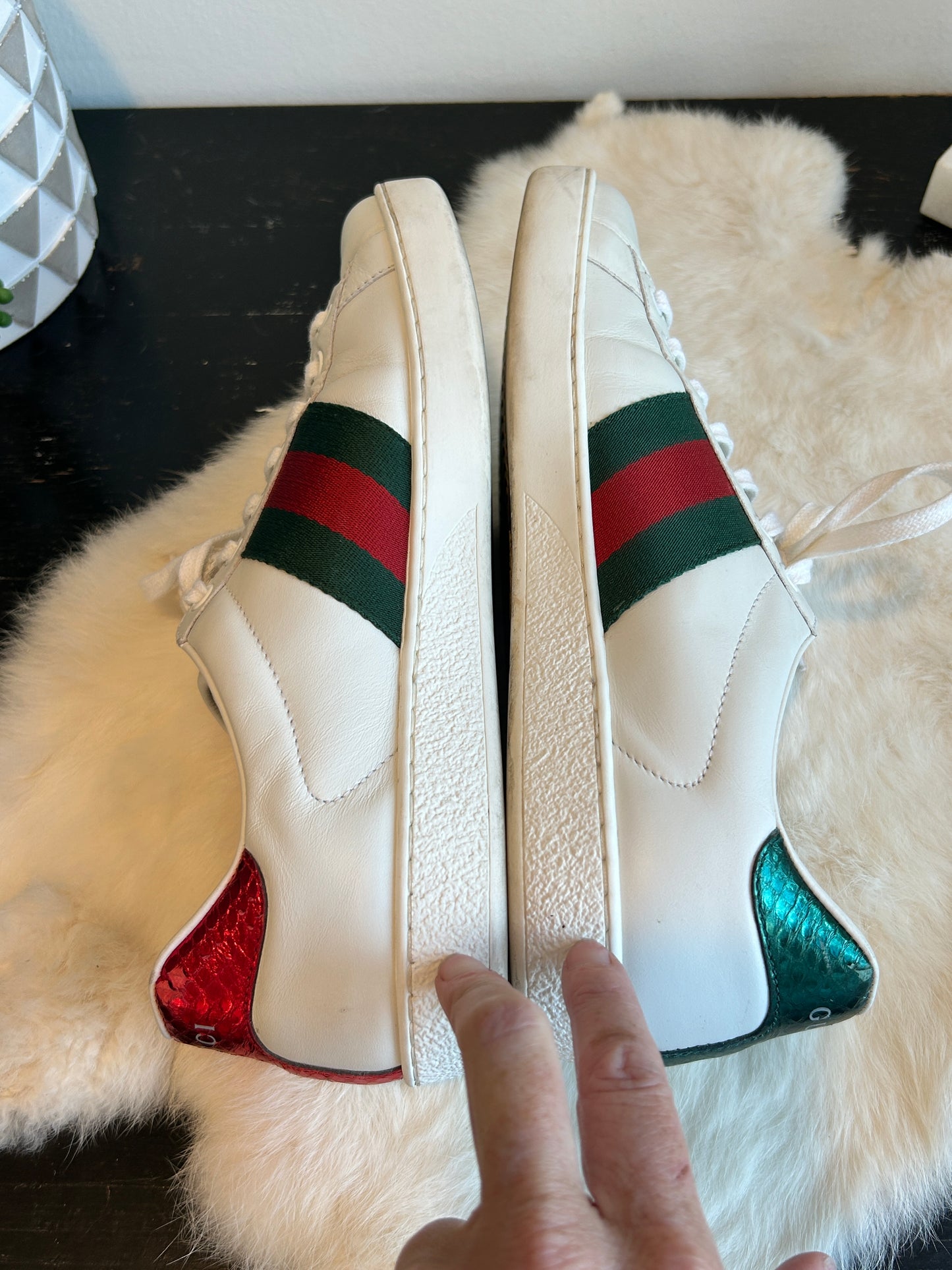 GUCCI Ace Kingsnake Sneakers Mens 6EU (39EU)