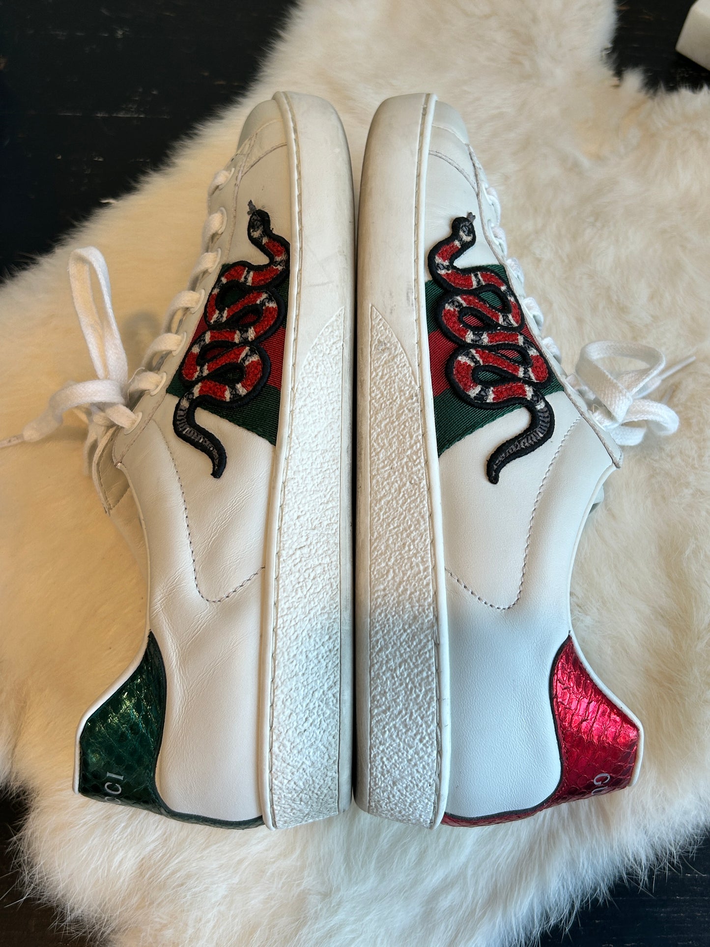 GUCCI Ace Kingsnake Sneakers Mens 6EU (39EU)