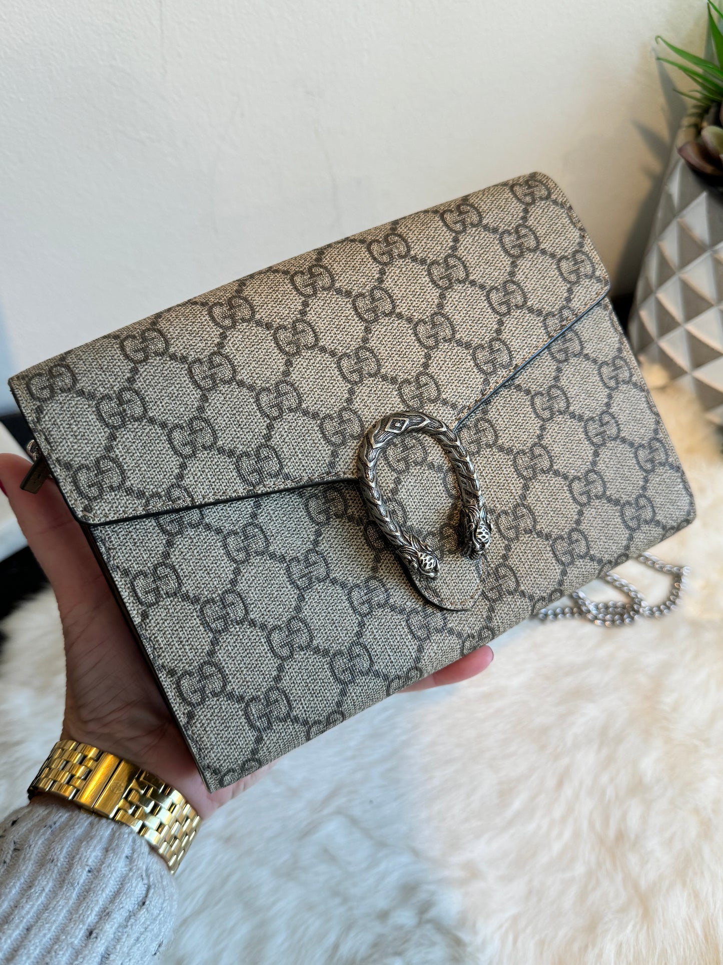 GUCCI Supreme Canvas Dionysus WOC