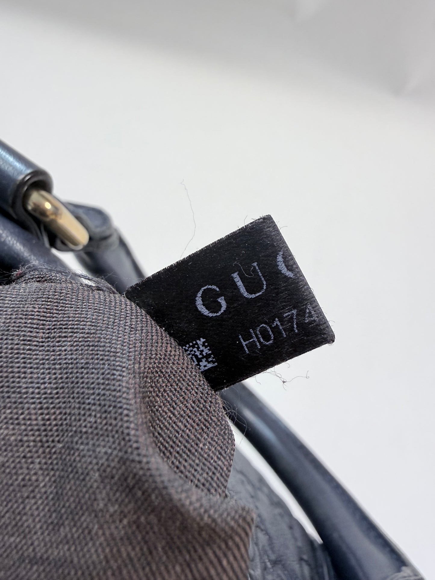 GUCCI Joy Boston Guccissima Medium Navy