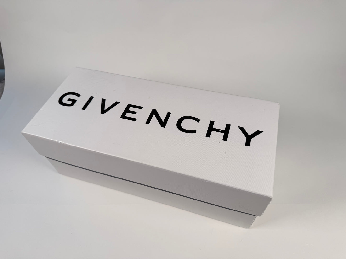 Like New!! GIVENCHY Black Translucent Rubber Womens Slides 38EU