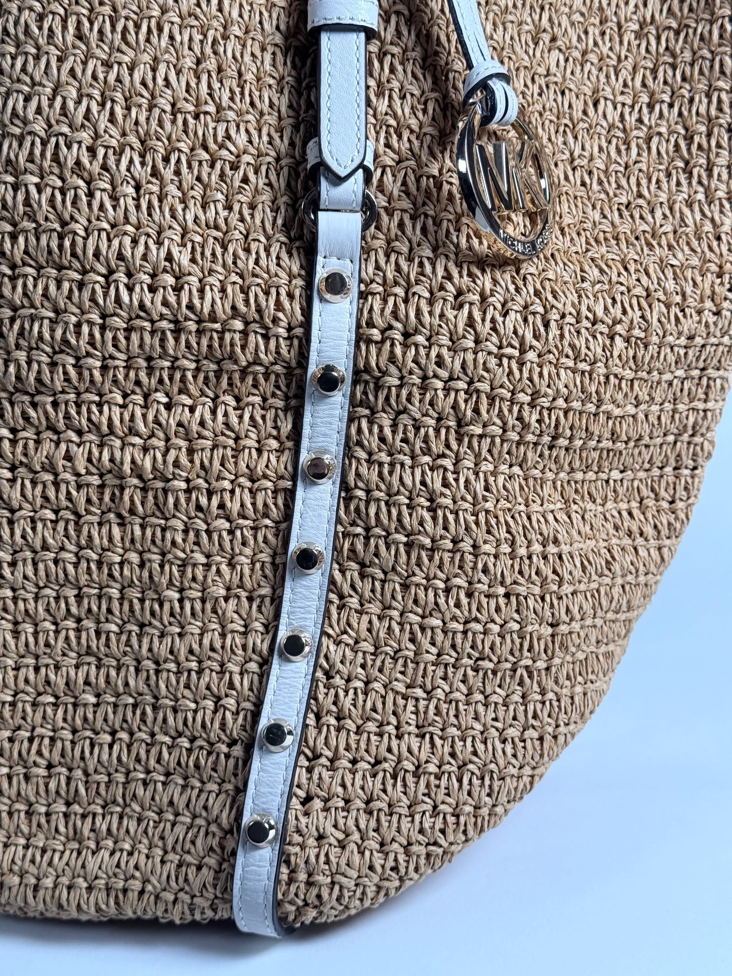MICHAEL Michael Kors Naomi Large Woven Straw Tote