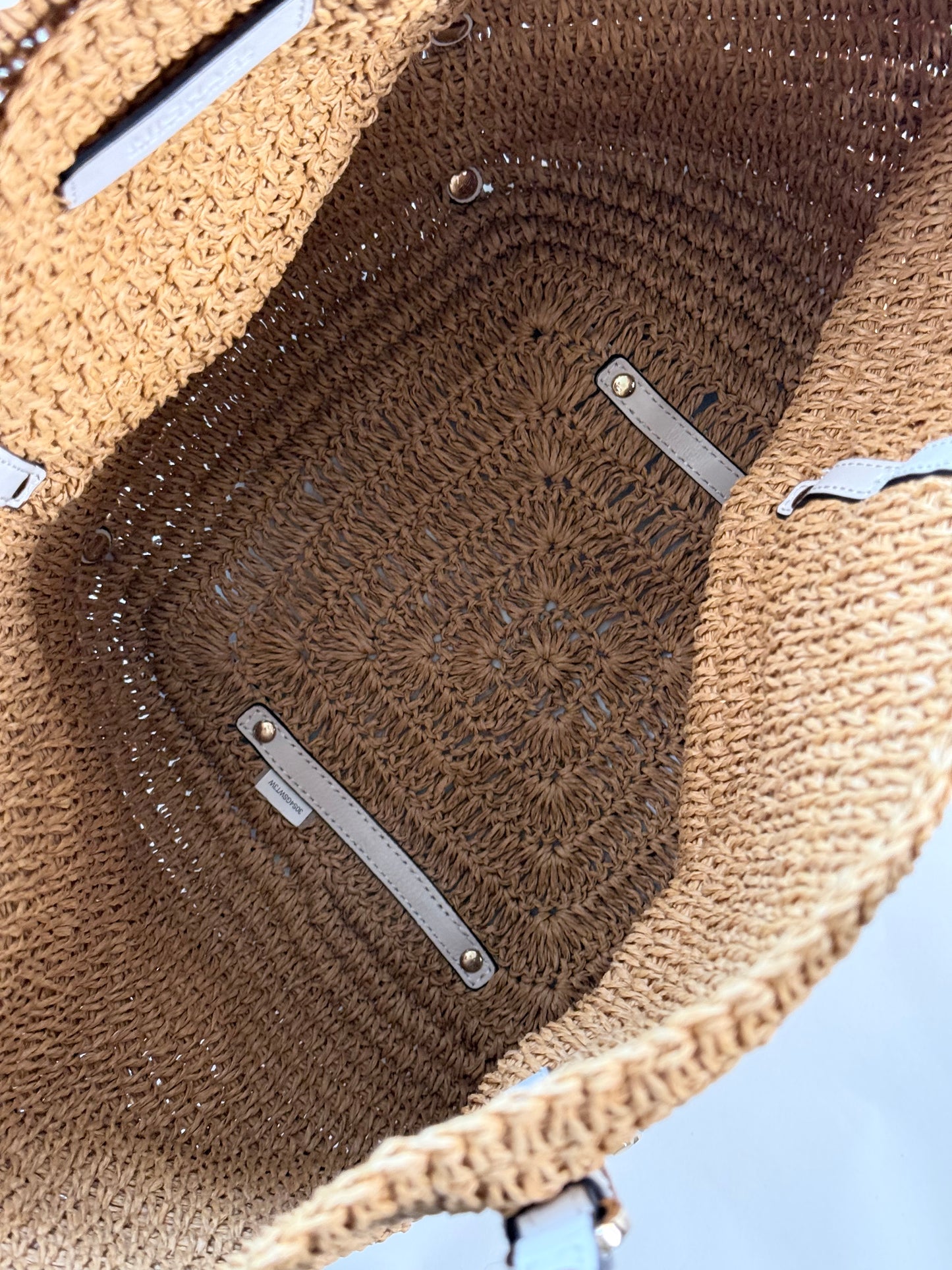 MICHAEL Michael Kors Naomi Large Woven Straw Tote