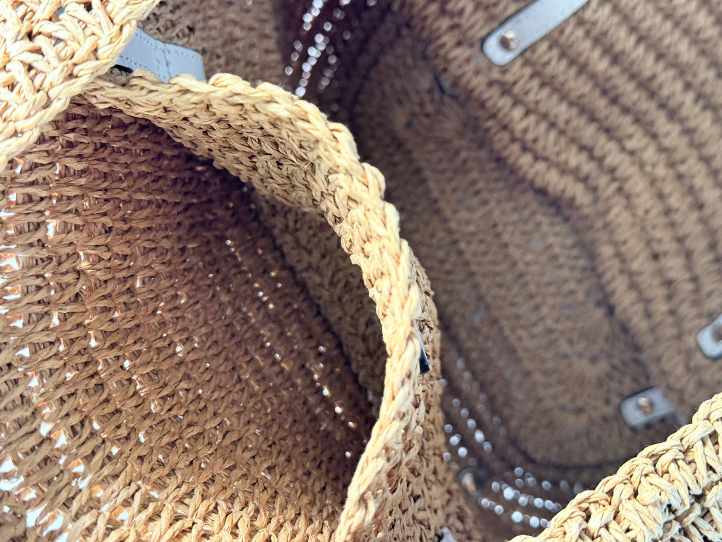 MICHAEL Michael Kors Naomi Large Woven Straw Tote