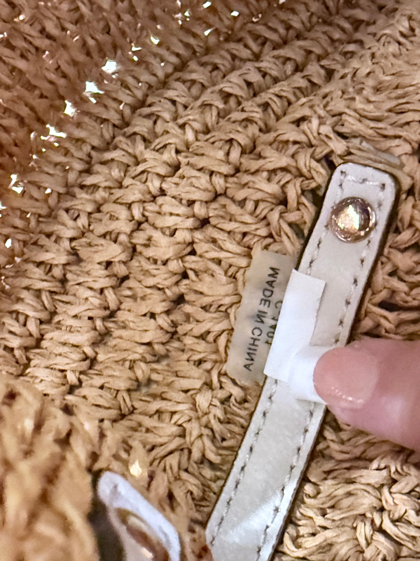 MICHAEL Michael Kors Naomi Large Woven Straw Tote
