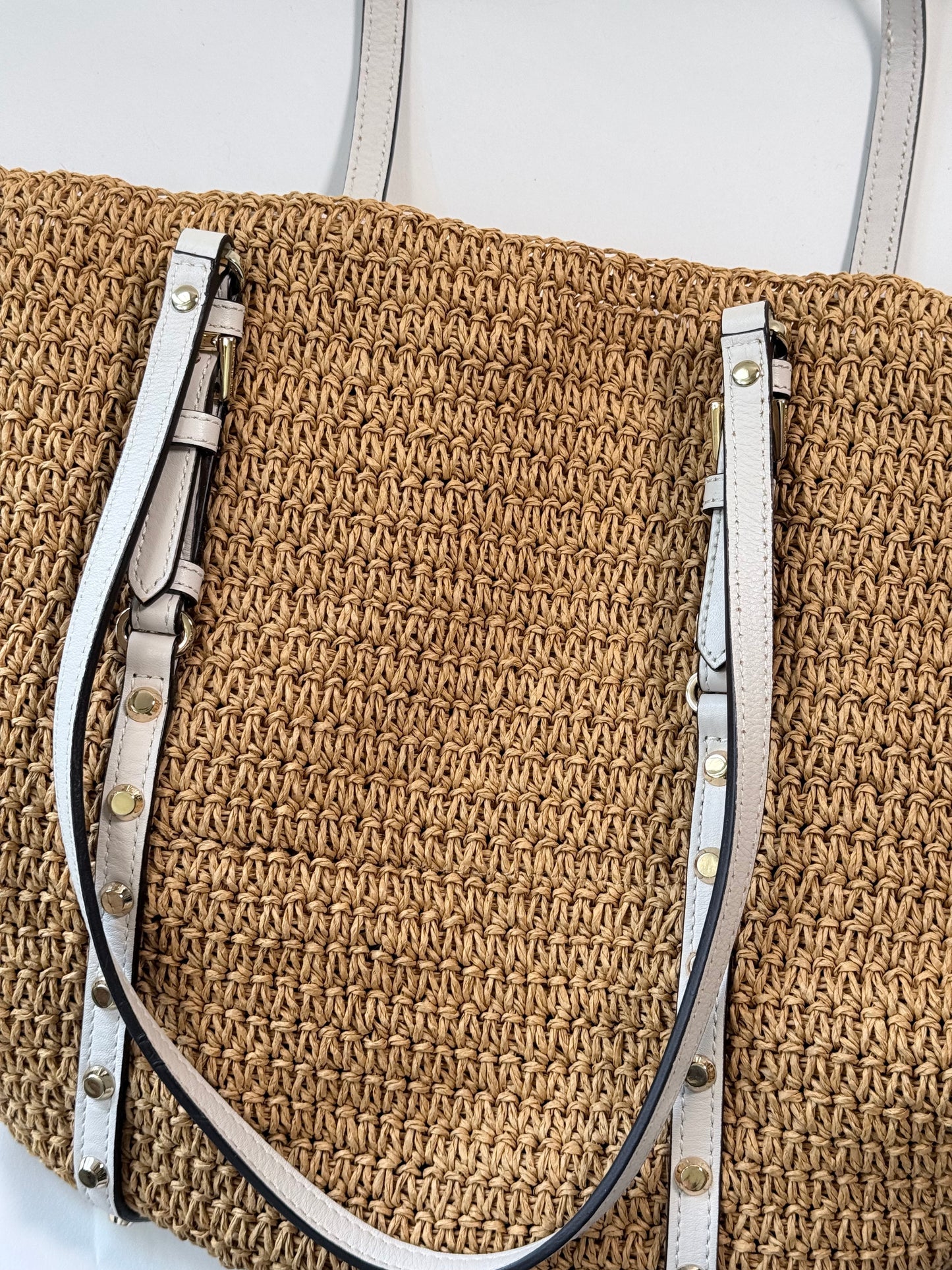 MICHAEL Michael Kors Naomi Large Woven Straw Tote