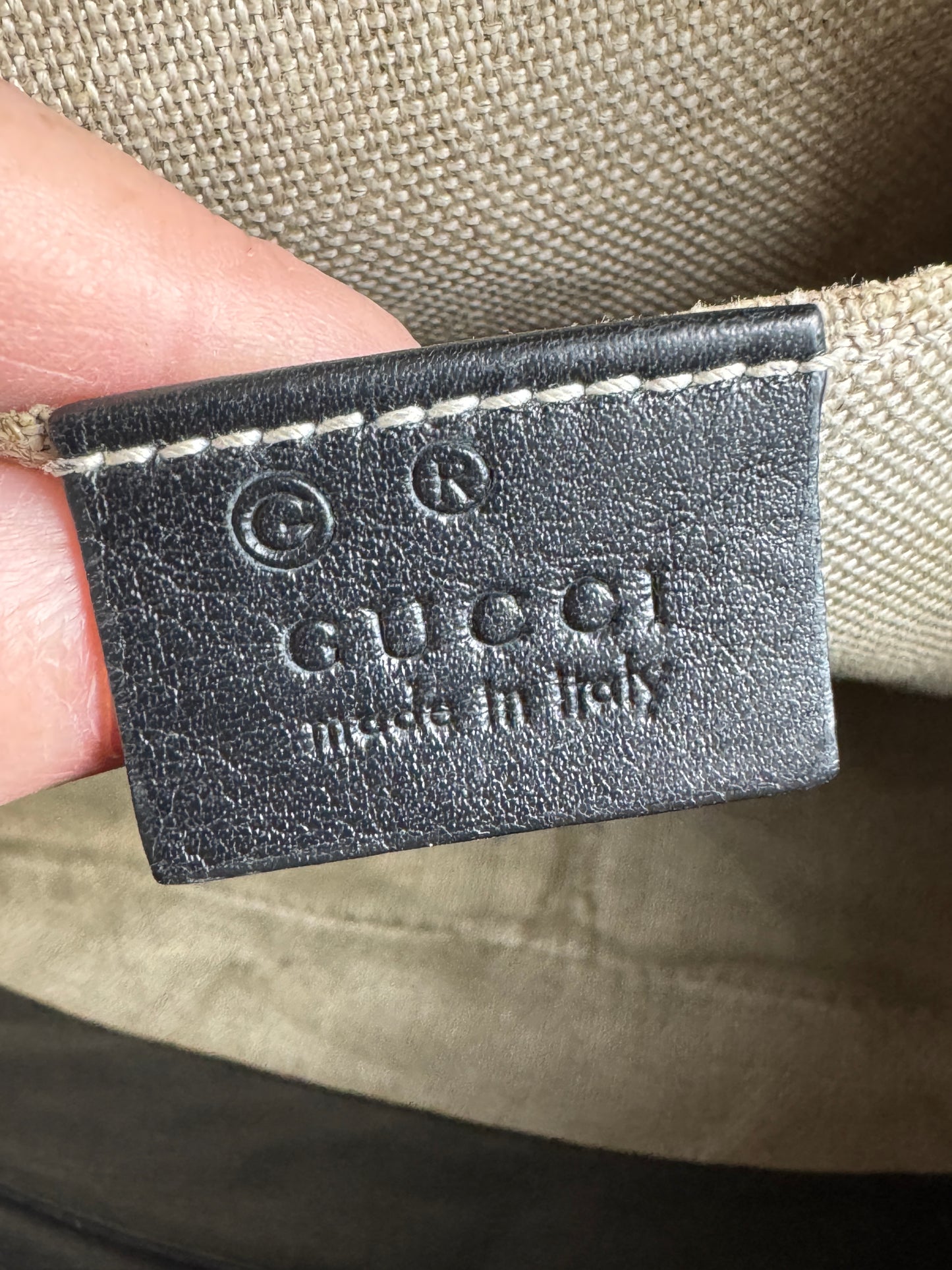 GUCCI Microguccissima Black Bree Camera Bag