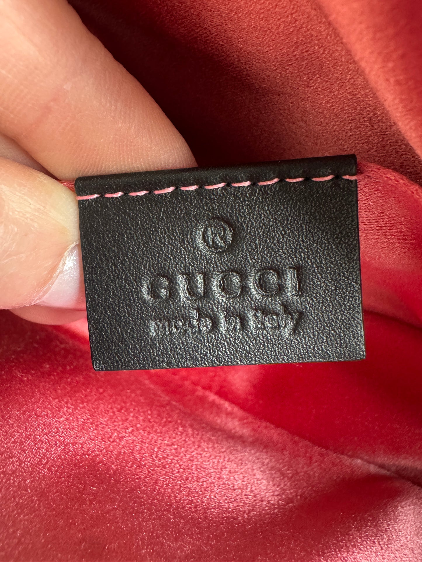 Gucci Marmont Velvet Mini Belt Bag Black