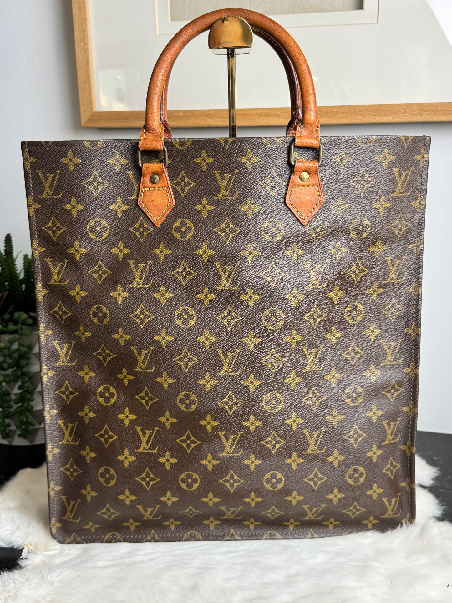 Louis Vuitton Monogram Sac Plat Shopper