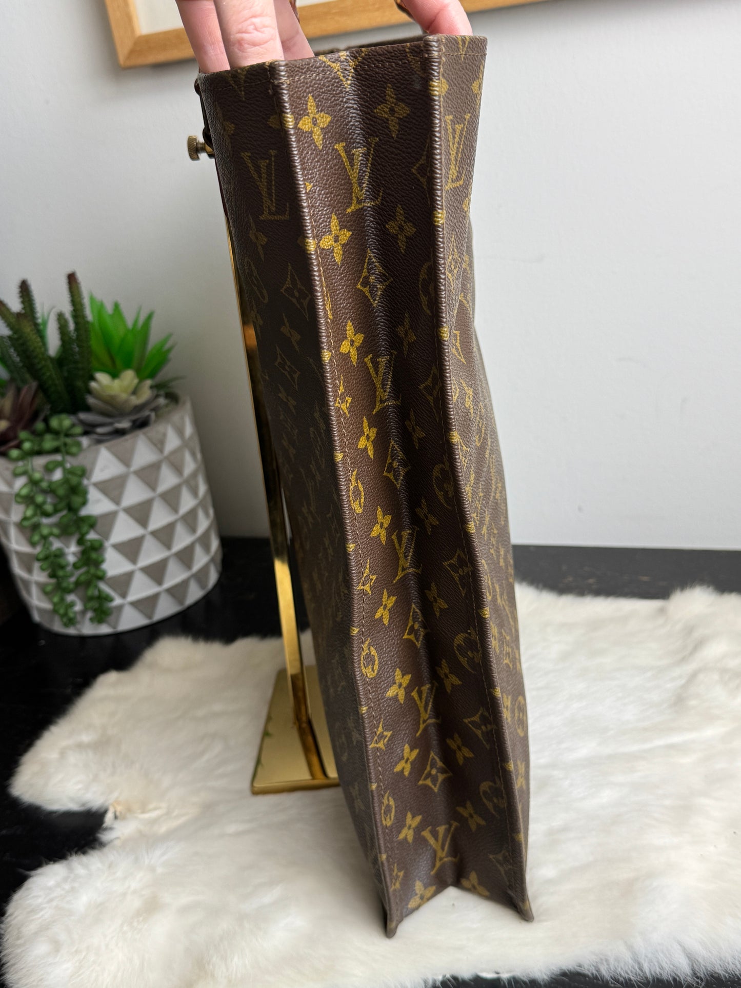 Louis Vuitton Monogram Sac Plat Shopper