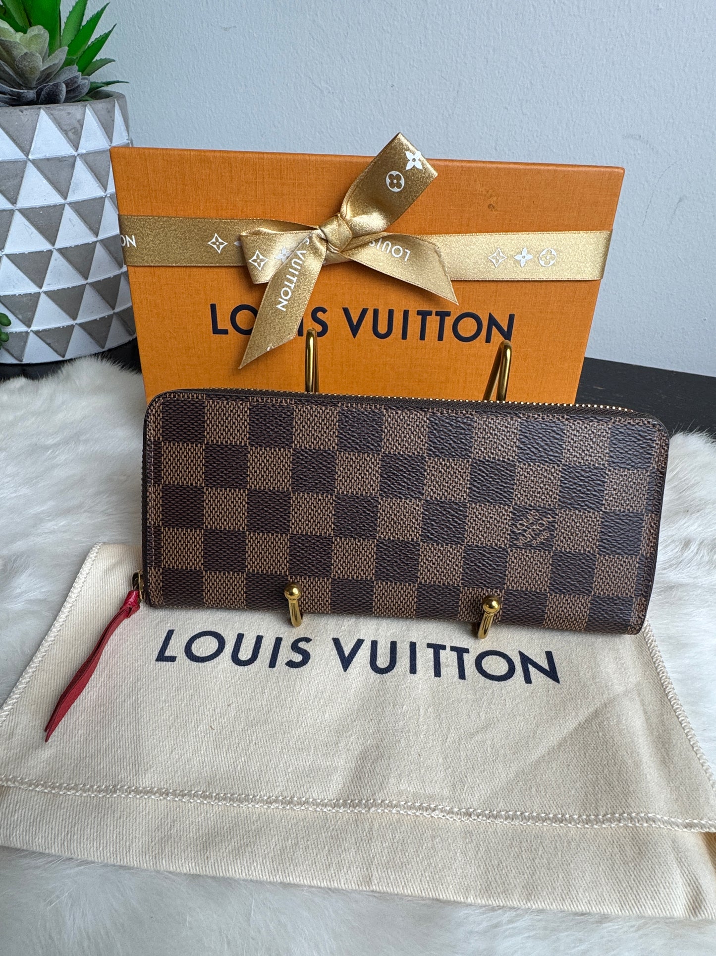 Louis Vuitton Clemence Wallet Damier Ebene