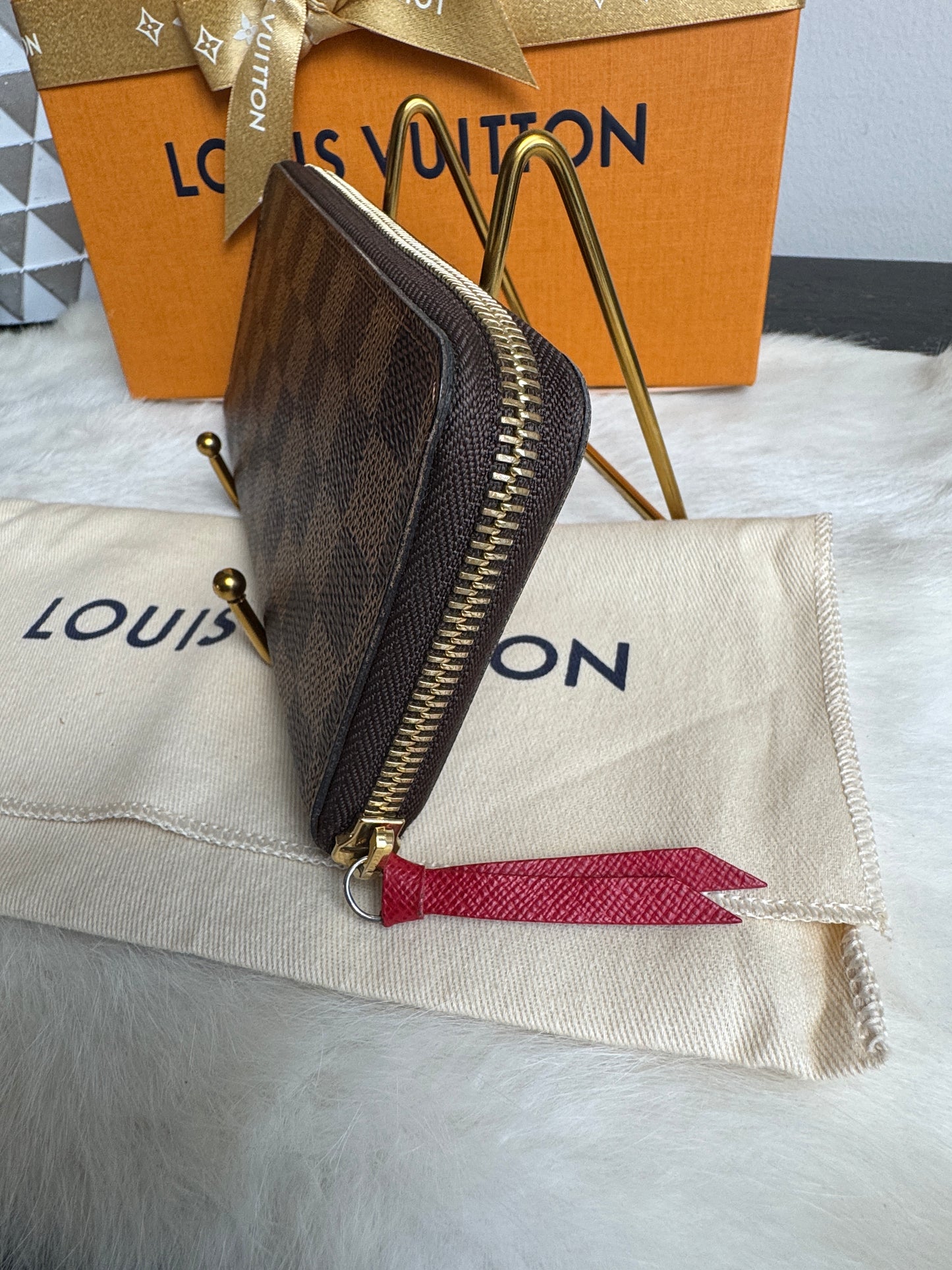 Louis Vuitton Clemence Wallet Damier Ebene