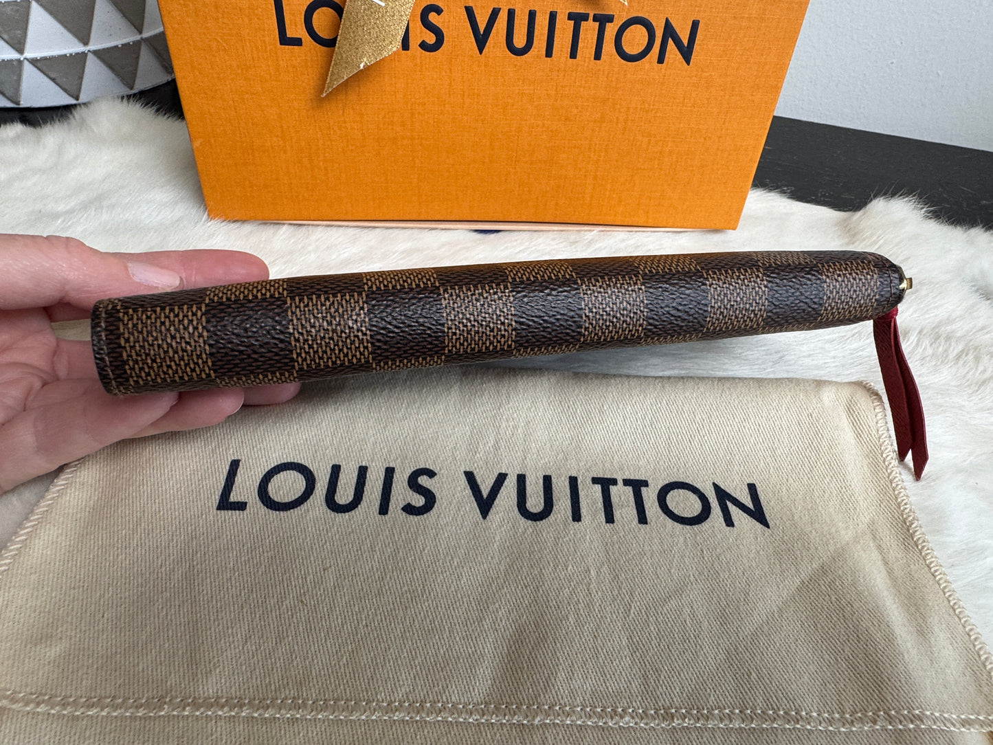 Louis Vuitton Clemence Wallet Damier Ebene