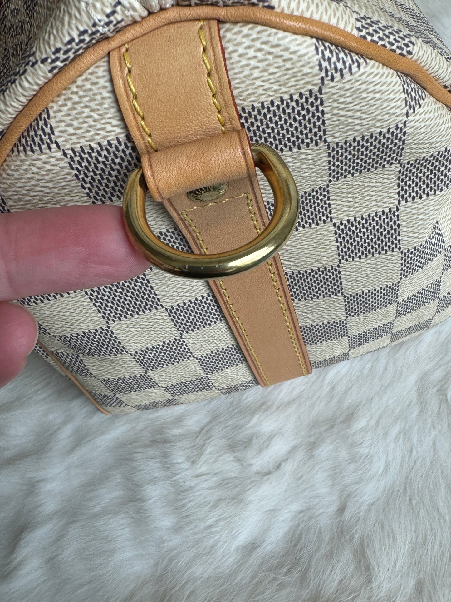 Louis Vuitton Speedy 25 Bandouliere Damier Azur