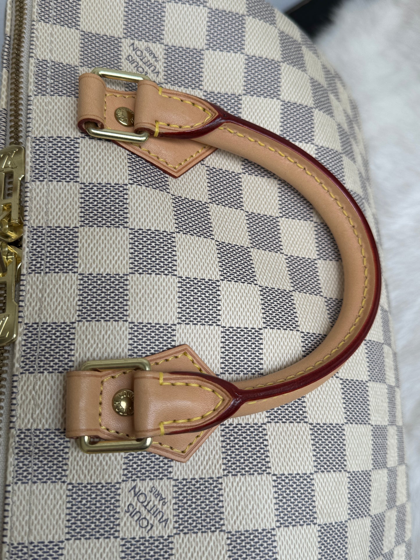 Louis Vuitton Speedy 25 Bandouliere Damier Azur